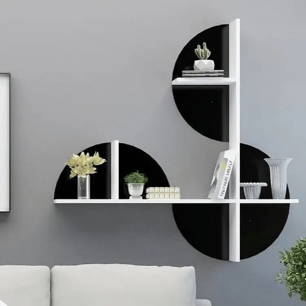 وحدة أرفف ام دي اف، 120*17*120 سم