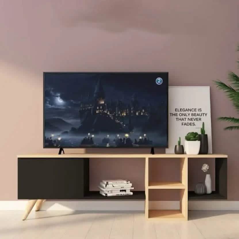 ترابيزة تليفزيون ام دي اف، 150*30*45 سم