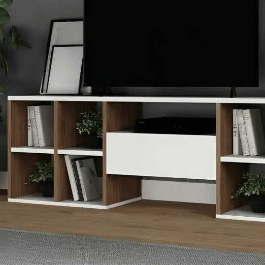 ترابيزة تليفزيون ام دي اف، 150*30*45 سم