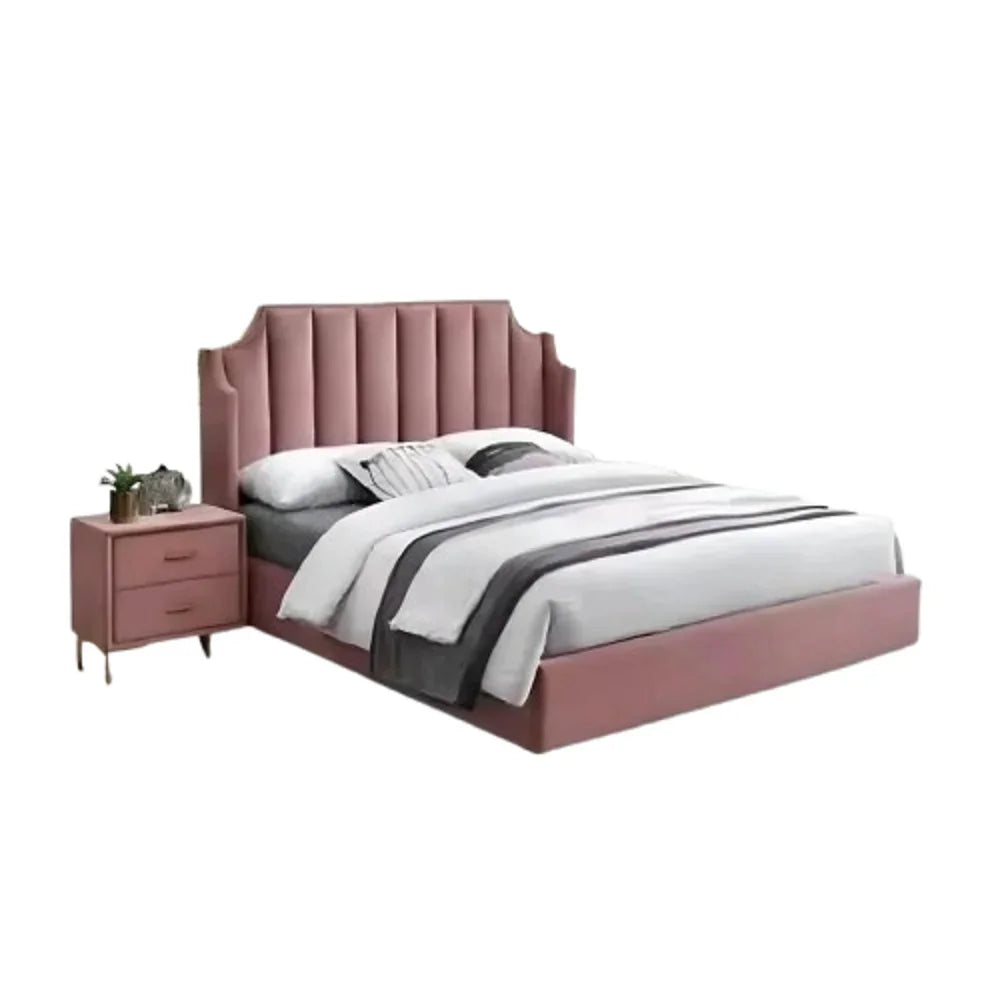 سرير كينج خشب موسكي، 160*195*120 سم