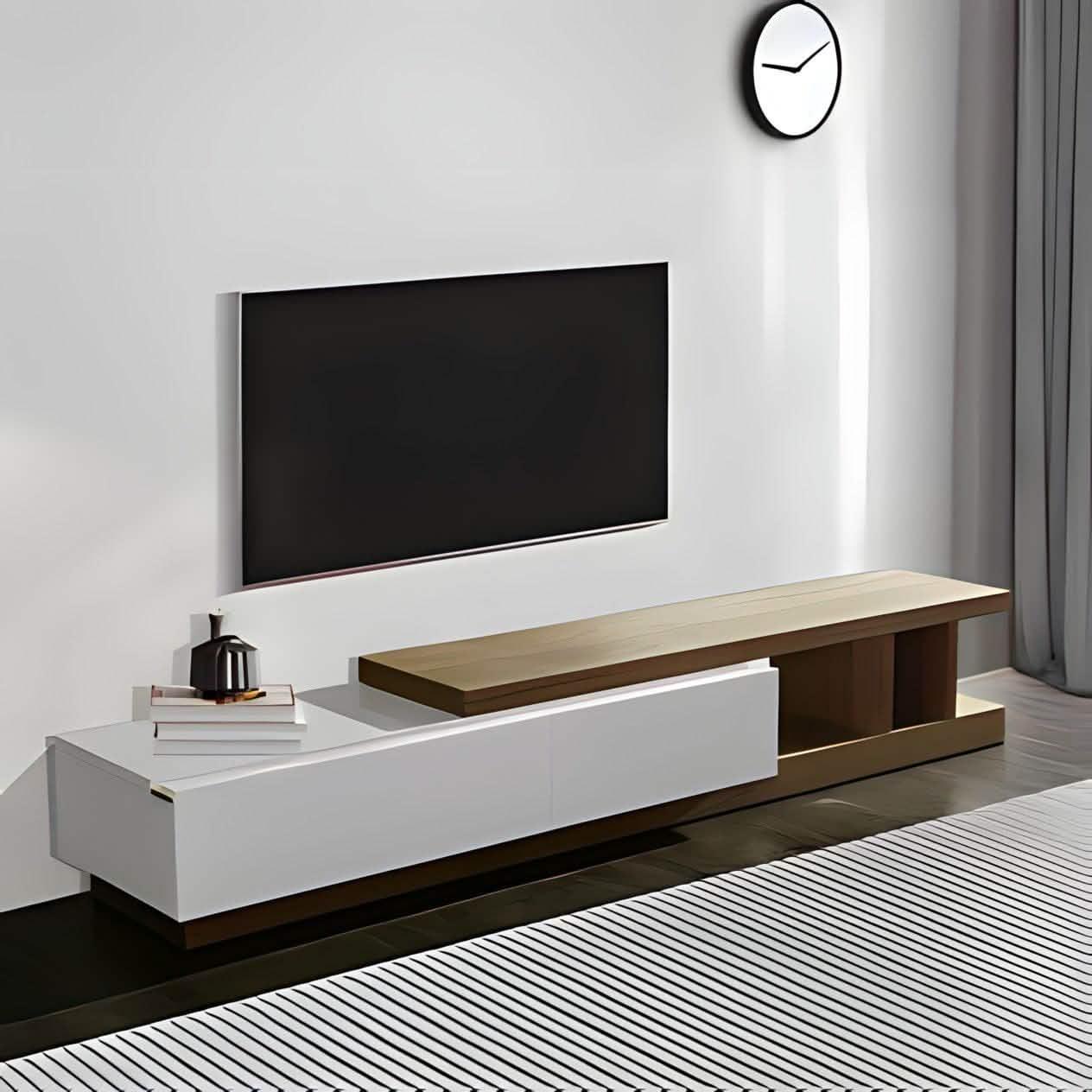 ترابيزة تليفزيون ام دي اف، 180*30*50 سم