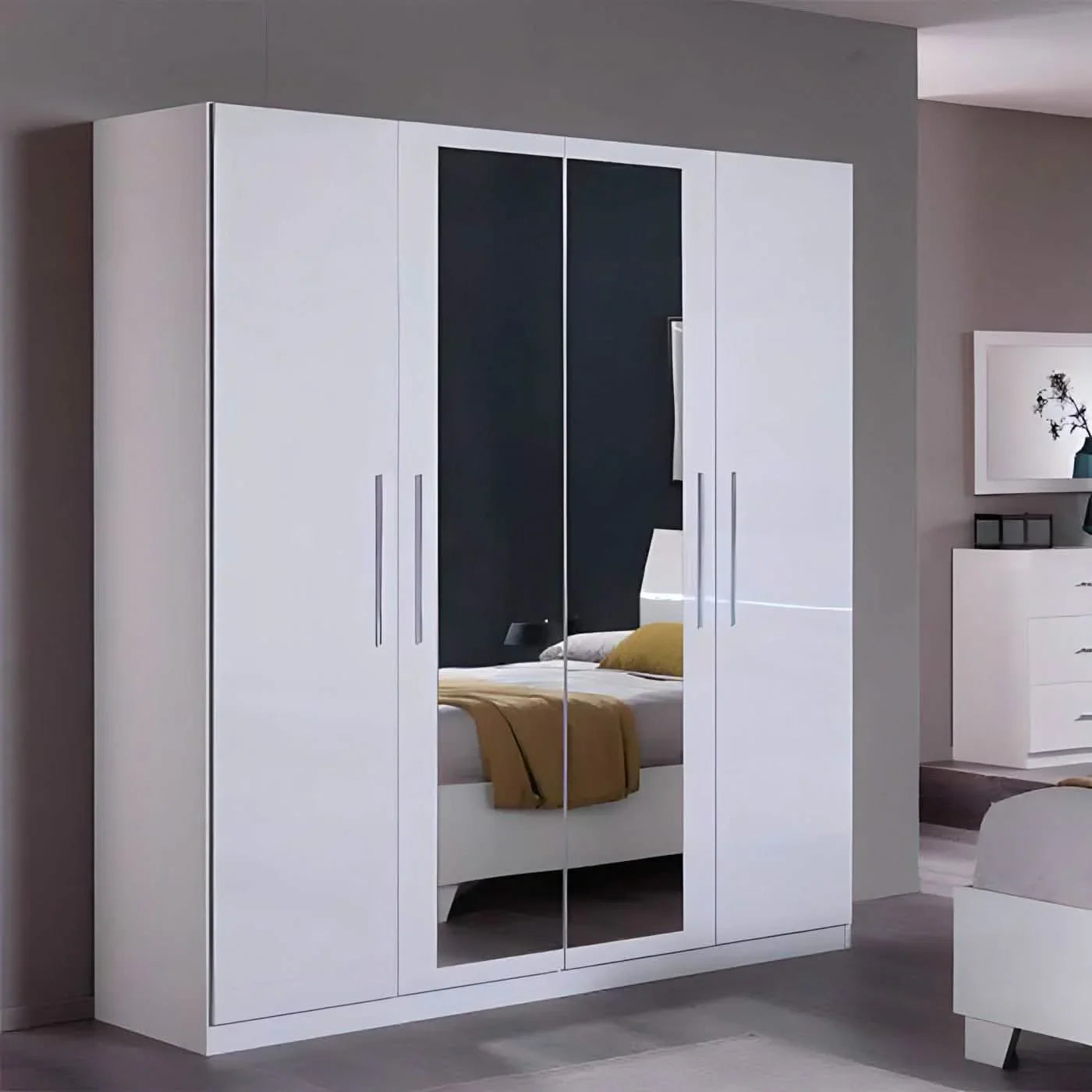 دولاب خشب ام دي اف، 180*50*200 سم