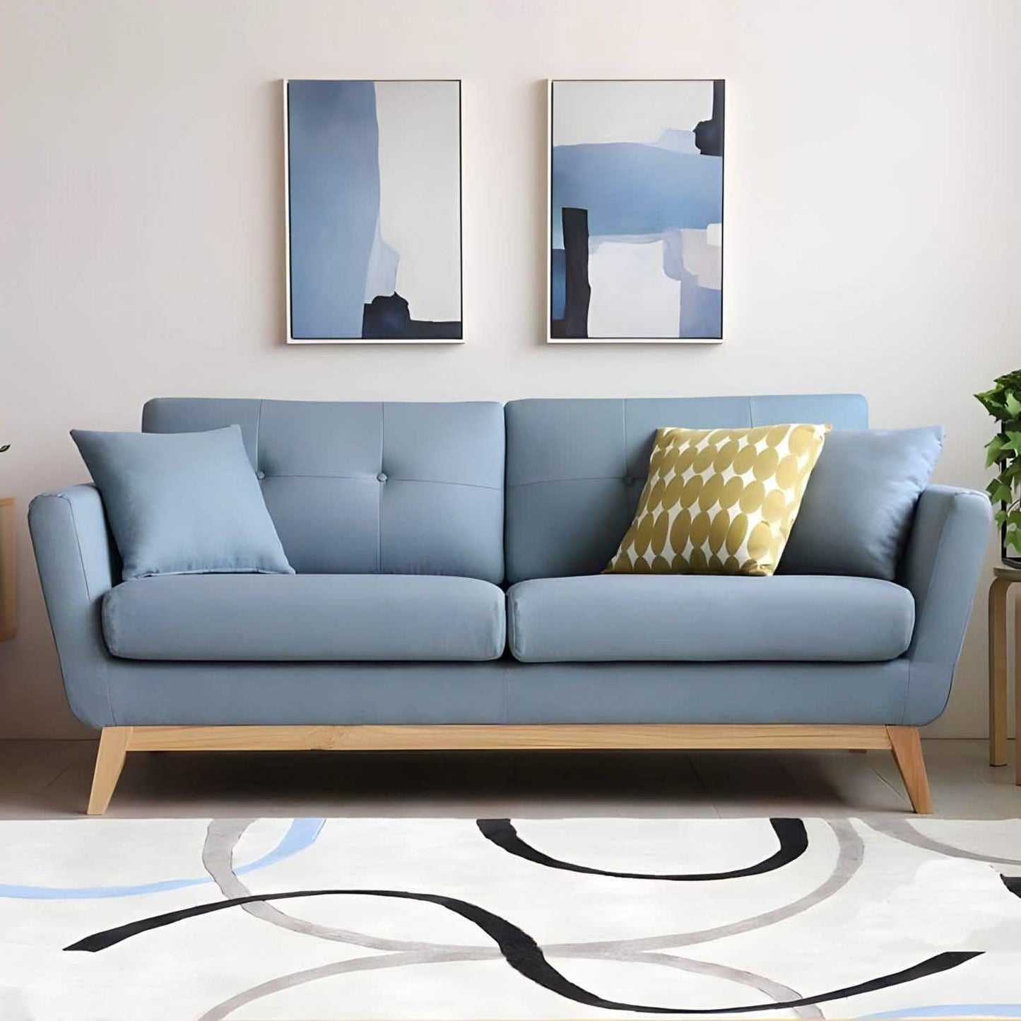 تسوق الأن من هومكس كنبة خشب زان 180*80*90 سم - HOM175 بأفضل سعر وأفضل جودة