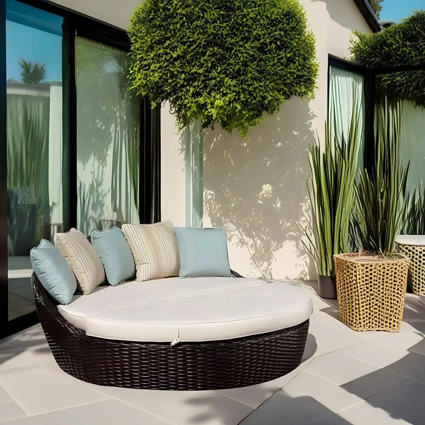 سرير خارجي 180*180*70 سم - FAD16 Fouad Store