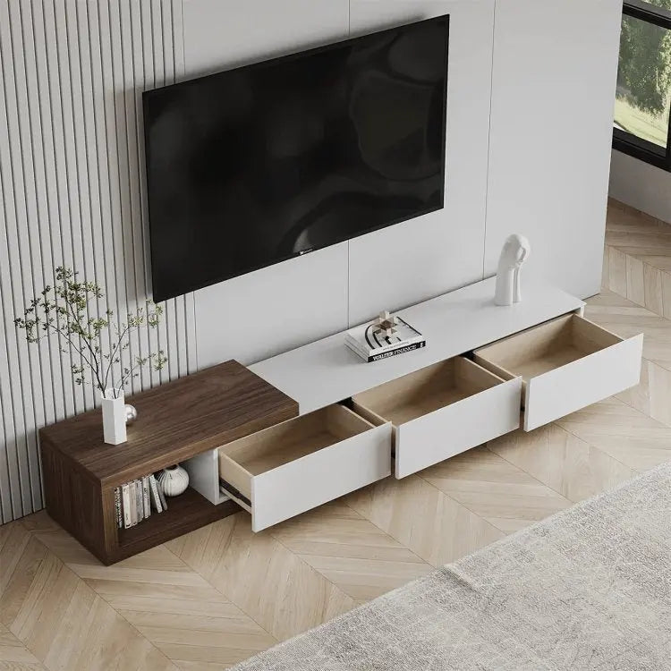 ترابيزة تليفزيون ام دي اف اسباني، 190*40*40 سم