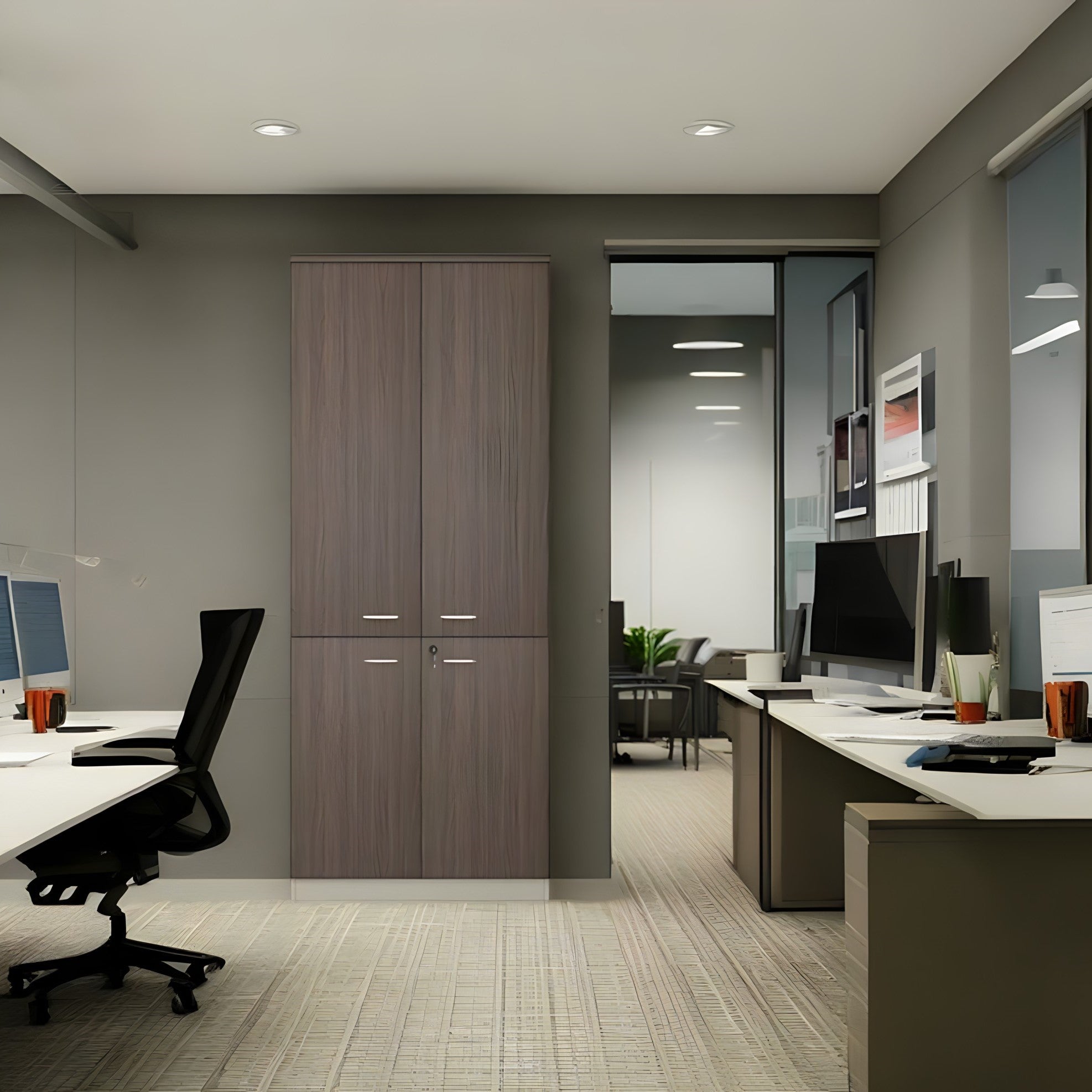 وحدة تخزين مكتبية، 80*40*200 سم