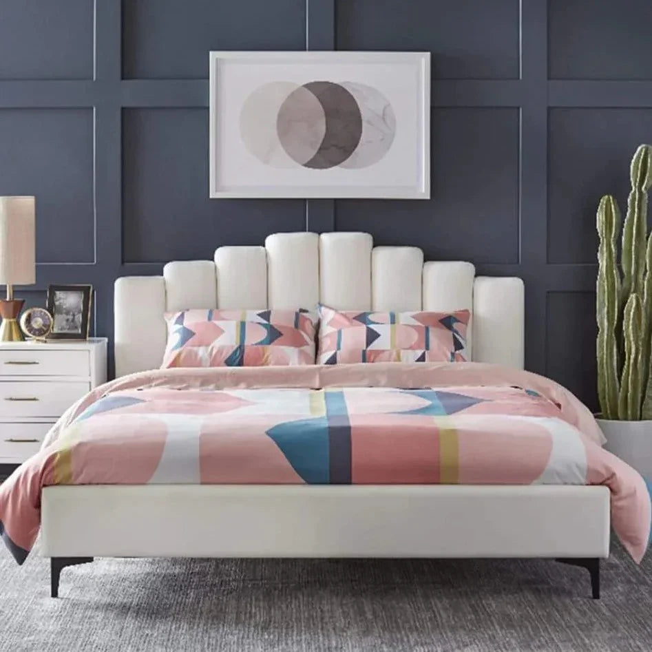 سرير سوبر كينج خشب ام دي اف وزان، 180*200*120 سم