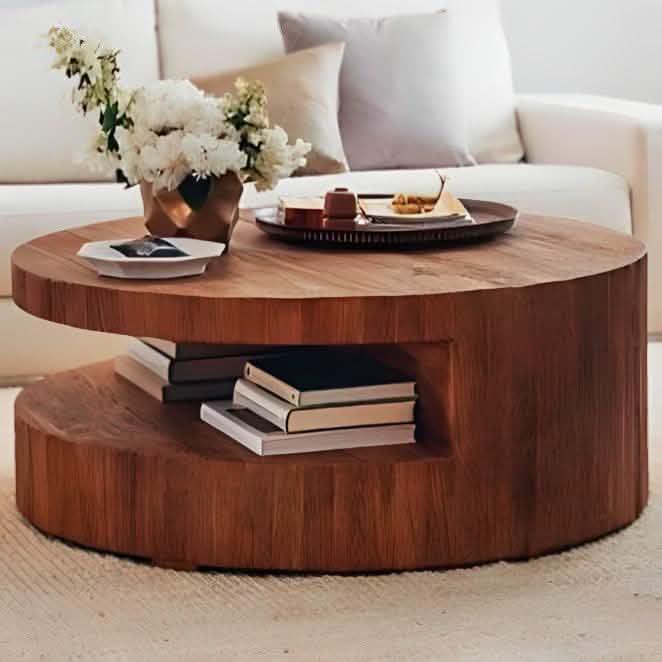ترابيزة قهوة ام دي اف 80*40 سم - GAN1 Elegant