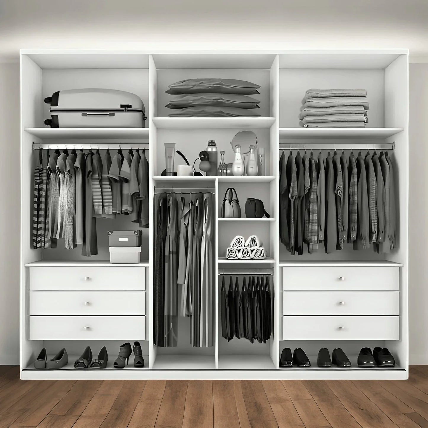 دريسنيج خشب ام دي اف، 220*40*200 سم