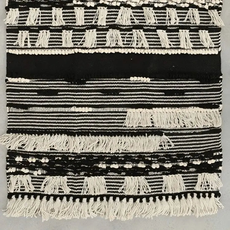 سجادة صوف بيج و اسود 200*300 سم - LUS220 - Homix