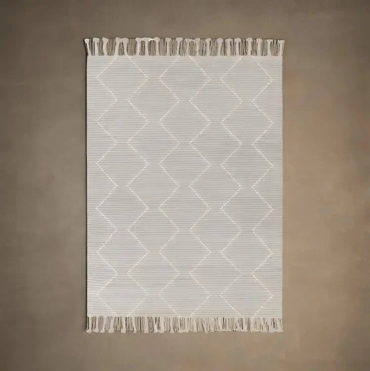 سجادة صوف لون بيج فاتح 200*300 سم - LUS223 - Homix