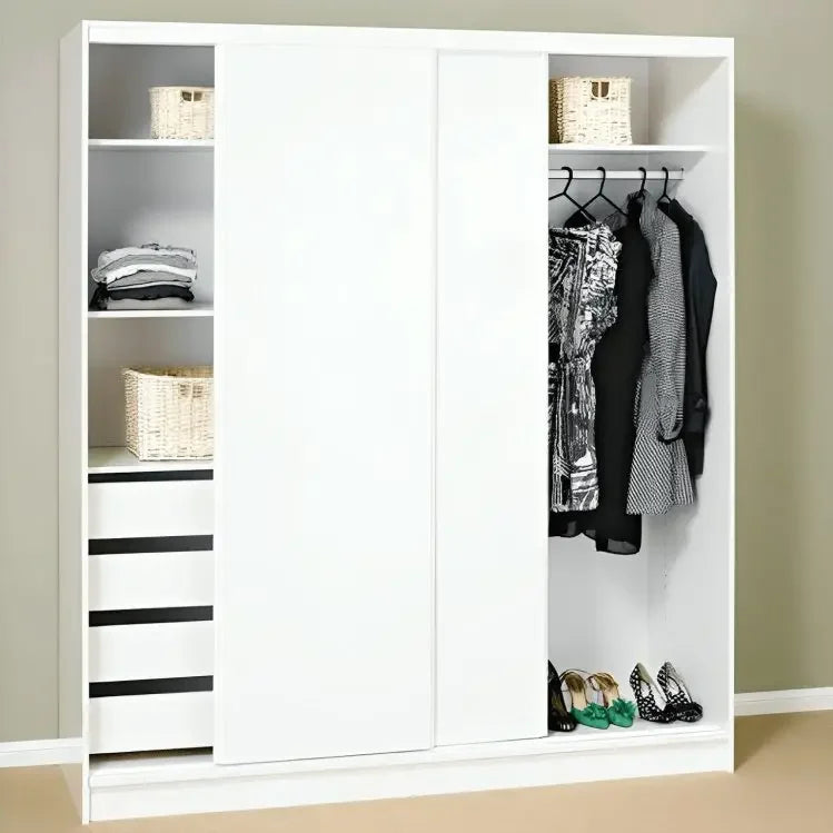 دولاب خشب ام دي اف، 160*60*200 سم