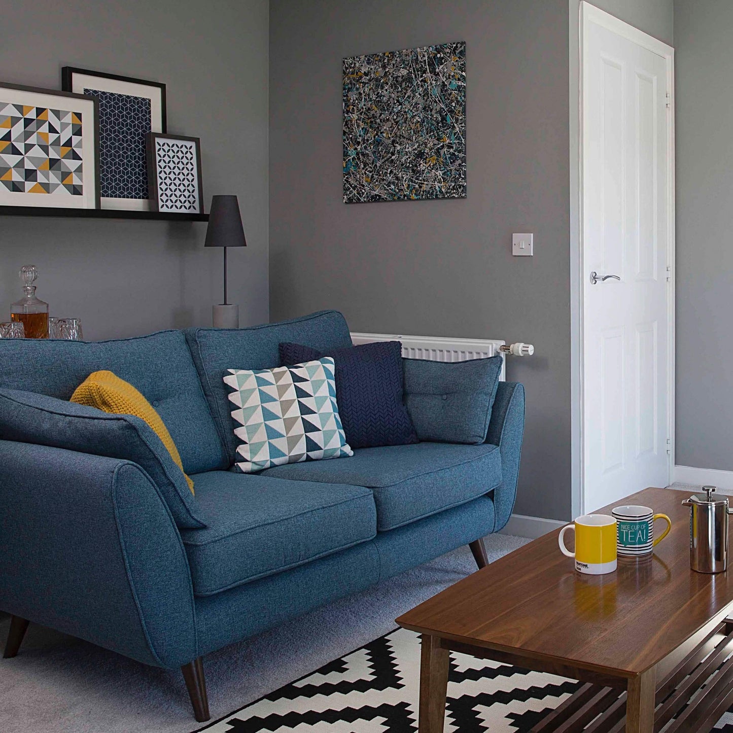 كنبة خشب زان أحمر 200*80*85 سم - KAR37 - Homix