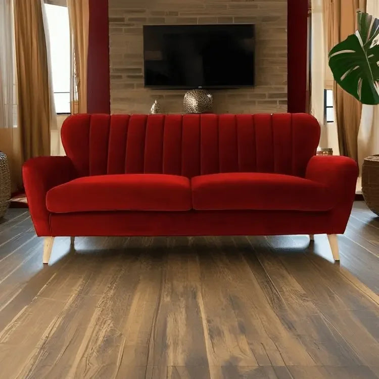 كنبة خشب زان أحمر 200*80*90 سم - KAR27 - Homix