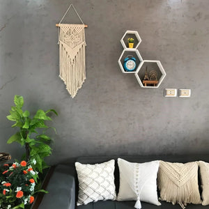 مكرمية حائط قطن و موسكي، 25*75 سم