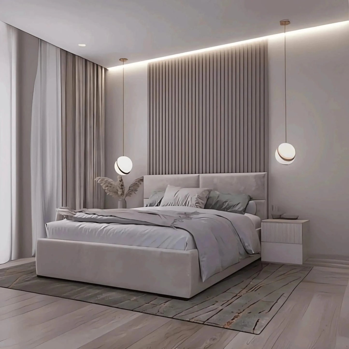 سرير فردي خشب كونتر، 120*195*120 سم