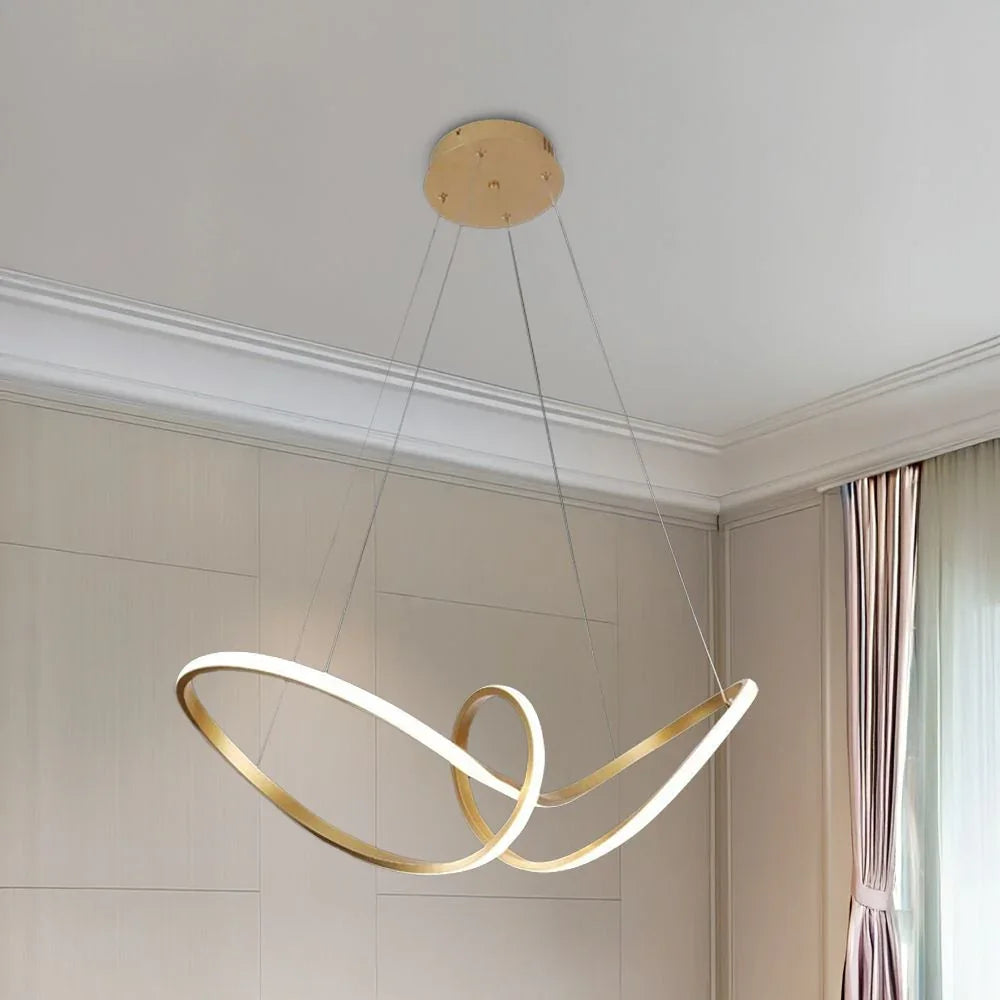 نجفة معدن و رابر، 60*60 سم- ذهبي