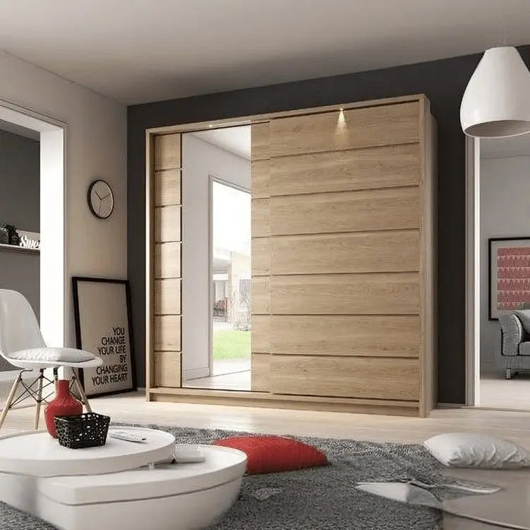 دولاب خشب كونتر 240*60*220*230 سم - DER102 - Homix