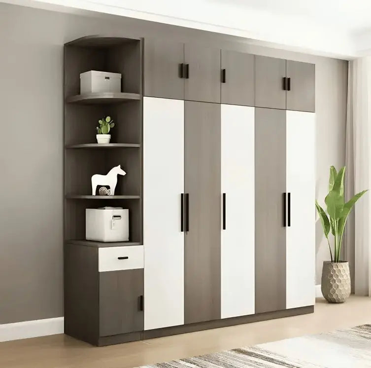 دولاب خشب كونتر 240*60*220*230 سم - DER65 - Homix