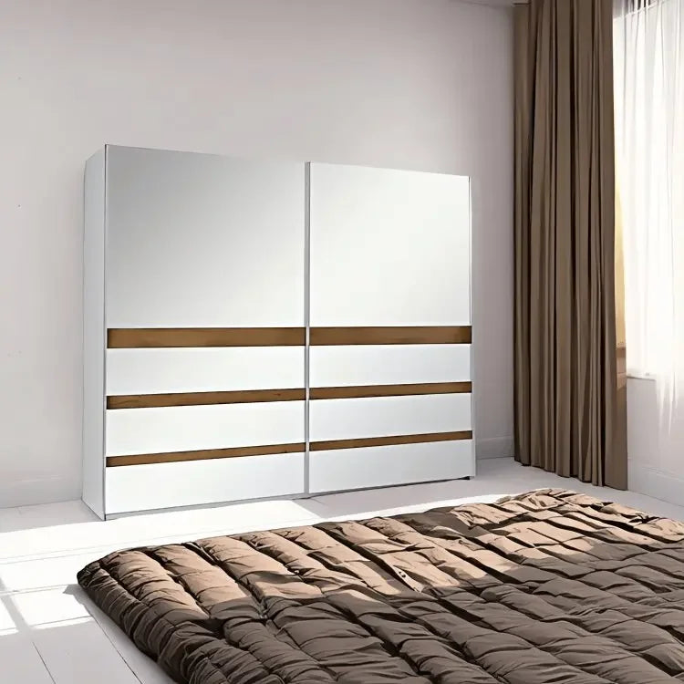 دولاب خشب ام دي اف، 220*60*220 سم