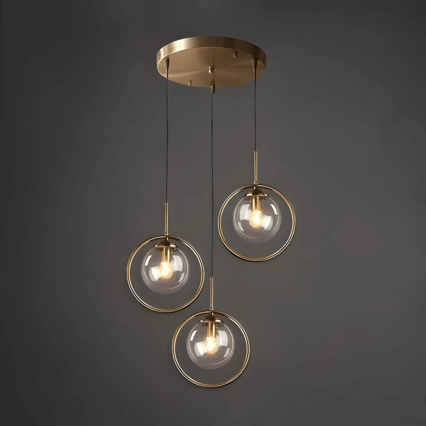 نجفة سقف معدن و زجاج 25*35 سم - YLG188 Y-Lights
