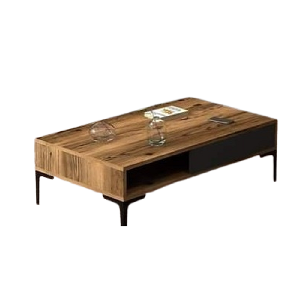 ترابيزة قهوة خشب ام دي اف، 100*50*40 سم