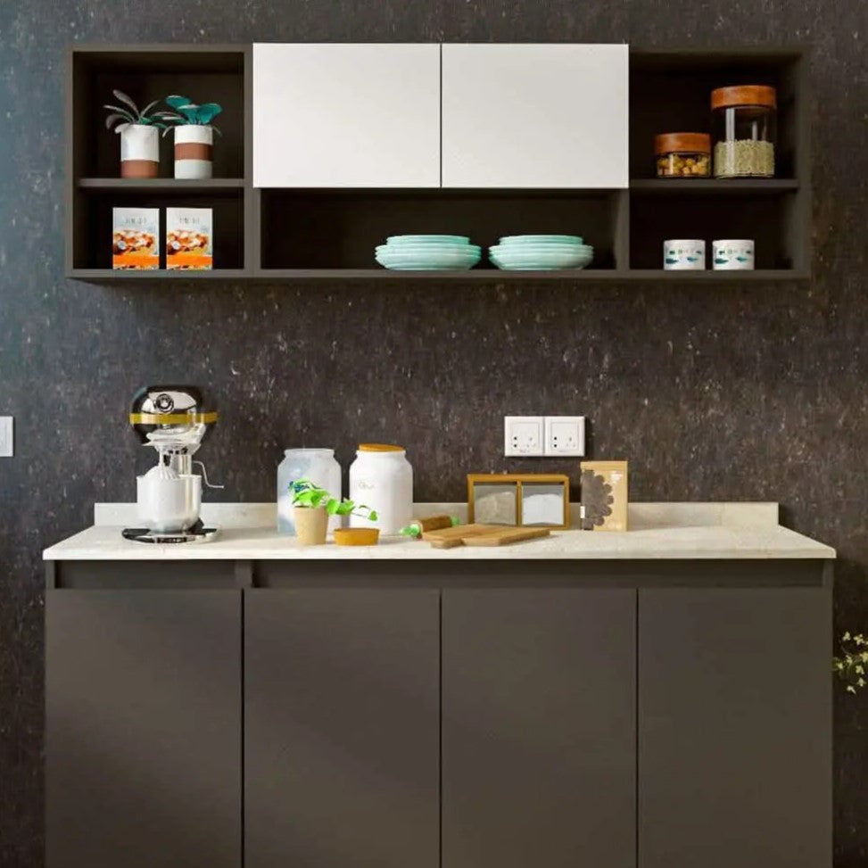 مطبخ خشب ام دي اف، قطعتين