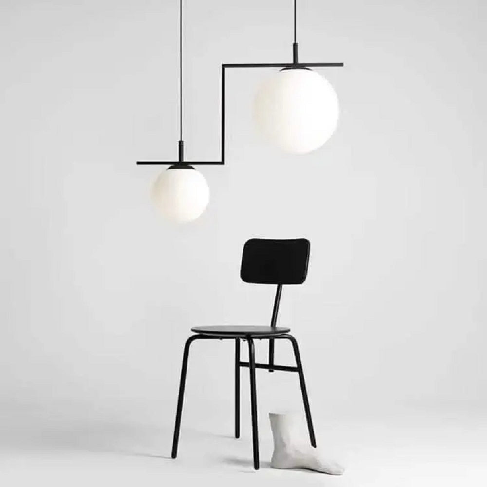 نجفة معدن و زجاج، 55*73 سم