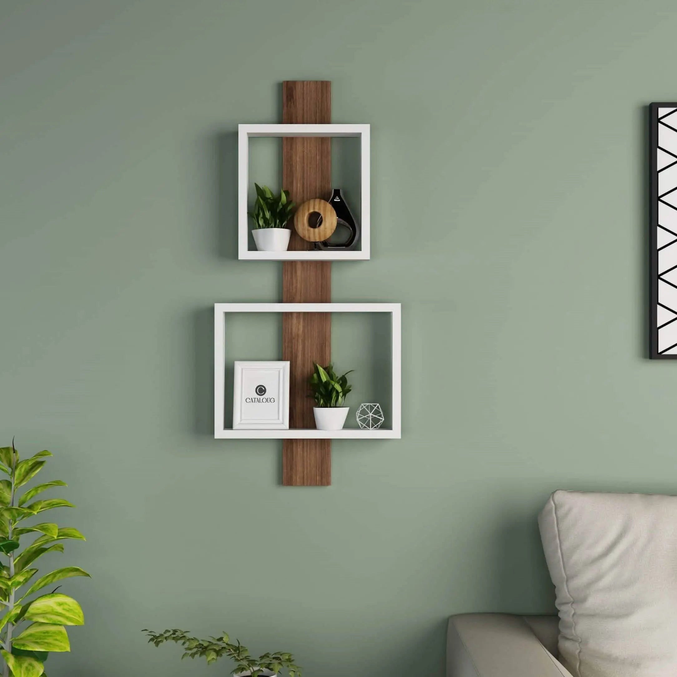 وحدة أرفف ام دي اف، 40*10*90 سم