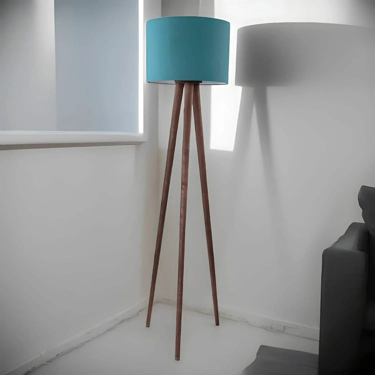 أباجورة ارضية خشب زان، 40*160 سم