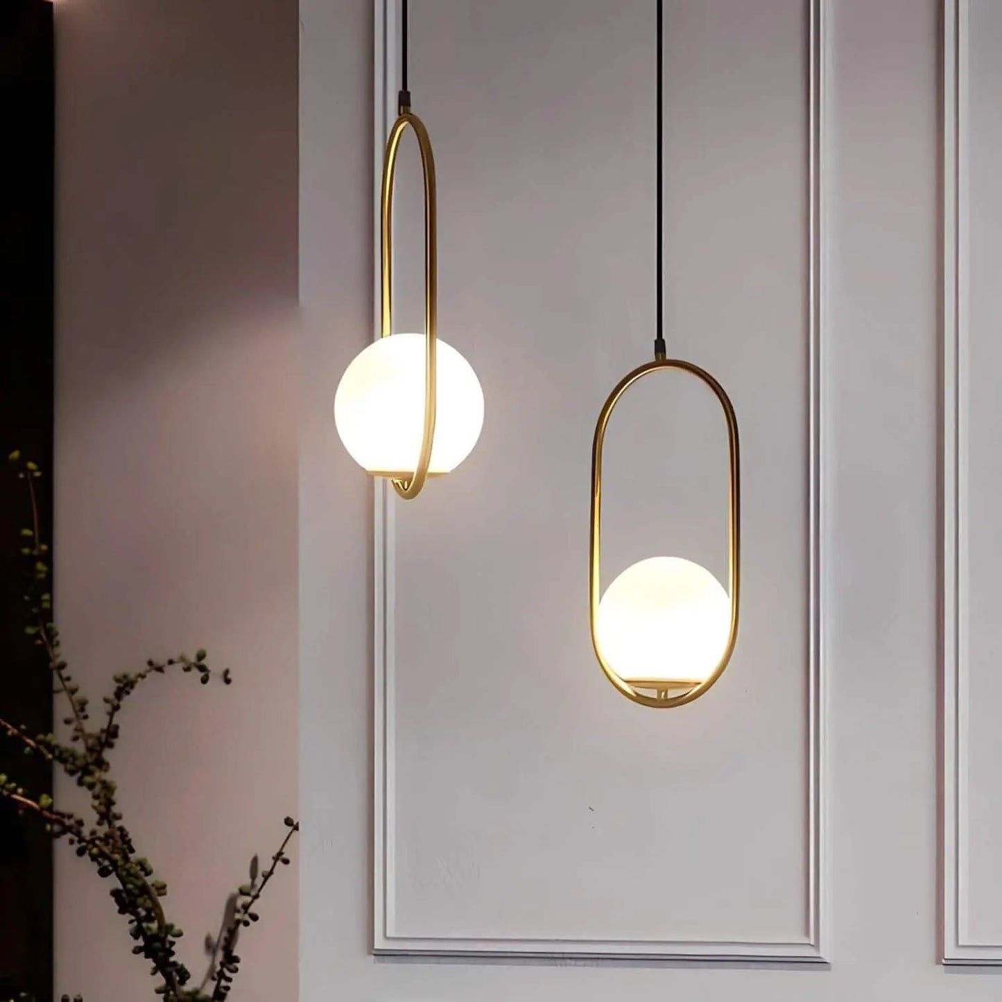 نجفة معدن و زجاج 40*40 سم - YLG206 Y-Lights