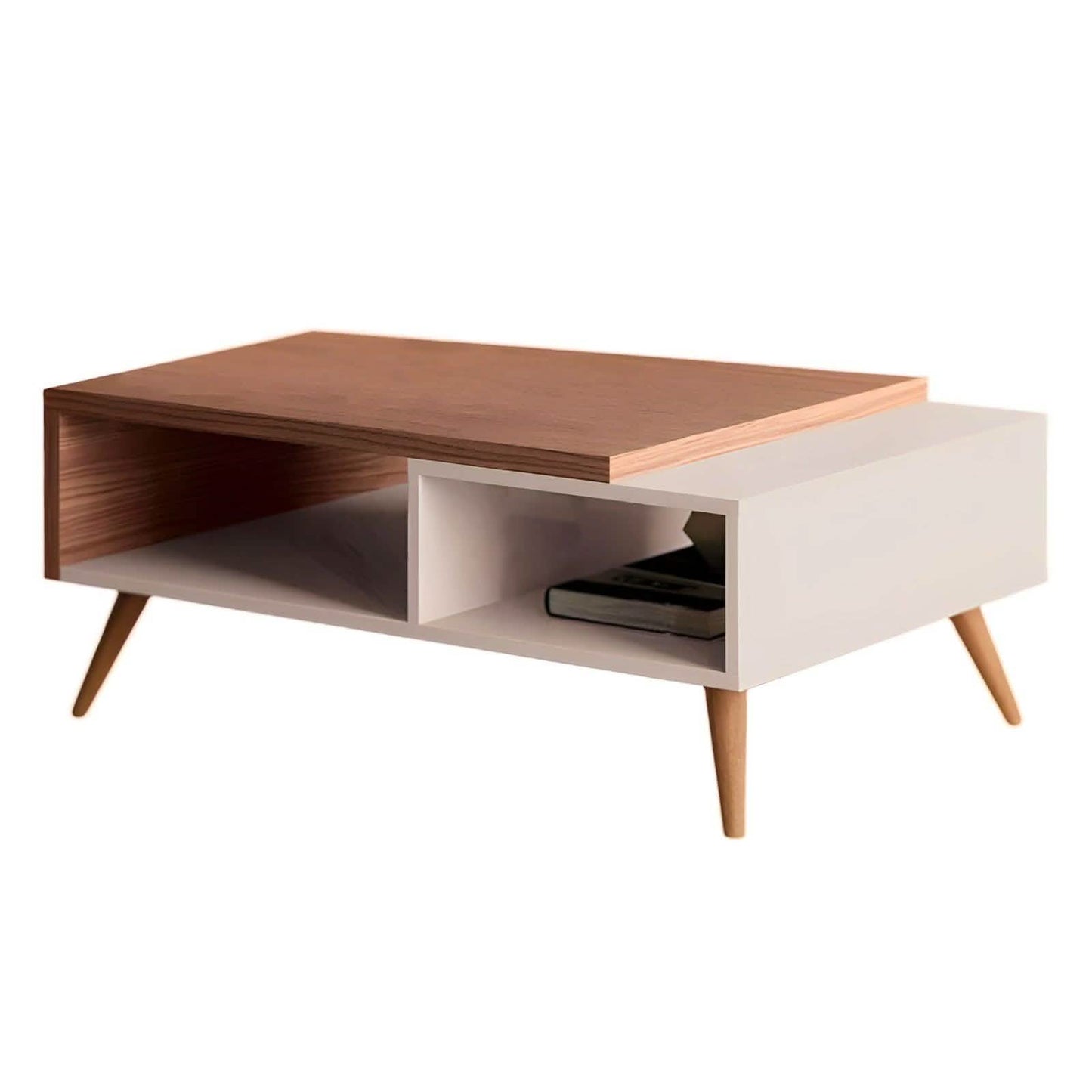 ترابيزة قهوة ام دي اف 100*50*45 سم - BAL125 El Batal Furniture