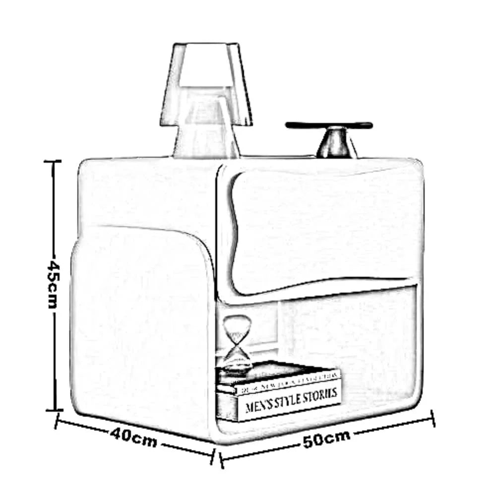 كومود خشب ام دي اف، 50*40*45 سم