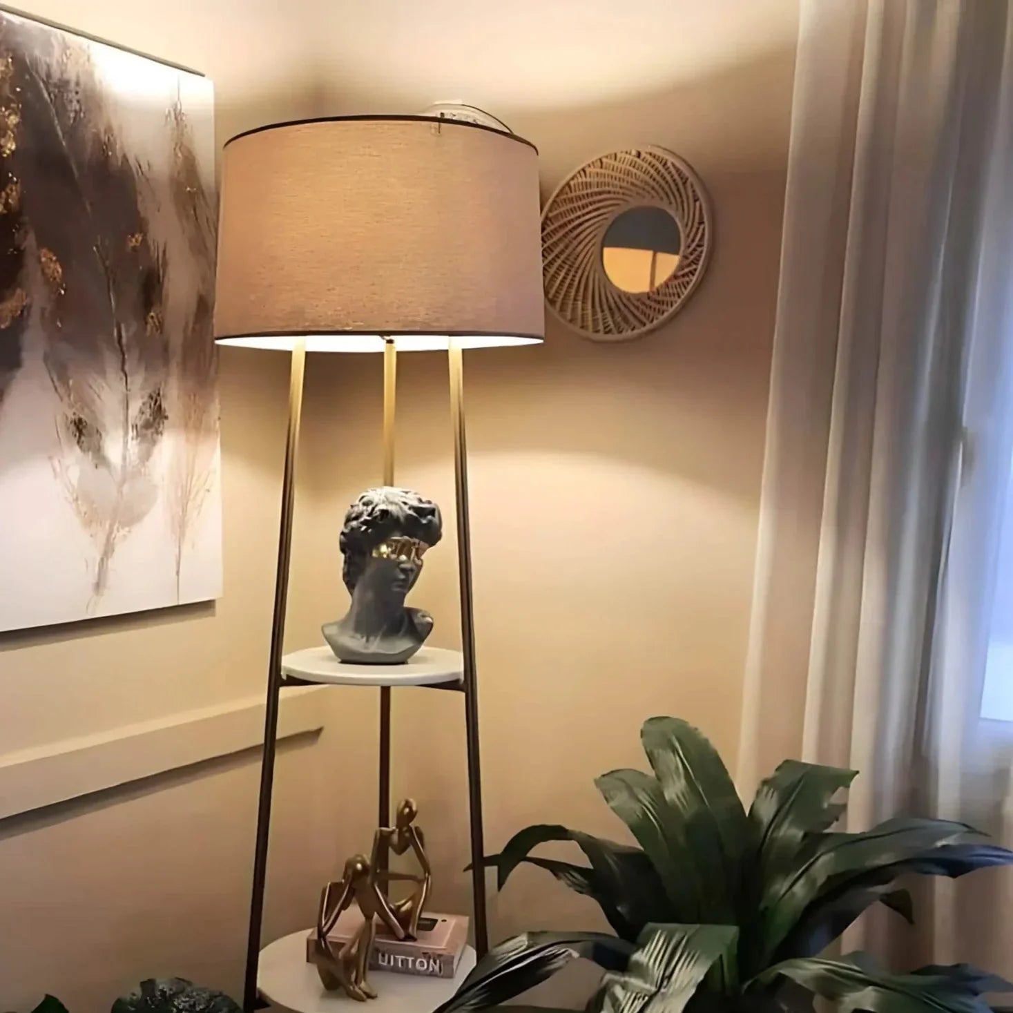 أباجورة أرضية ستيل، 50*180 سم