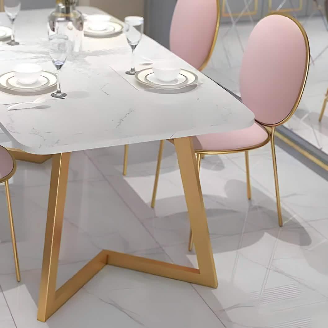 سفرة معدن و ام دي اف مع 4 كراسي - RON306 Royal Iron