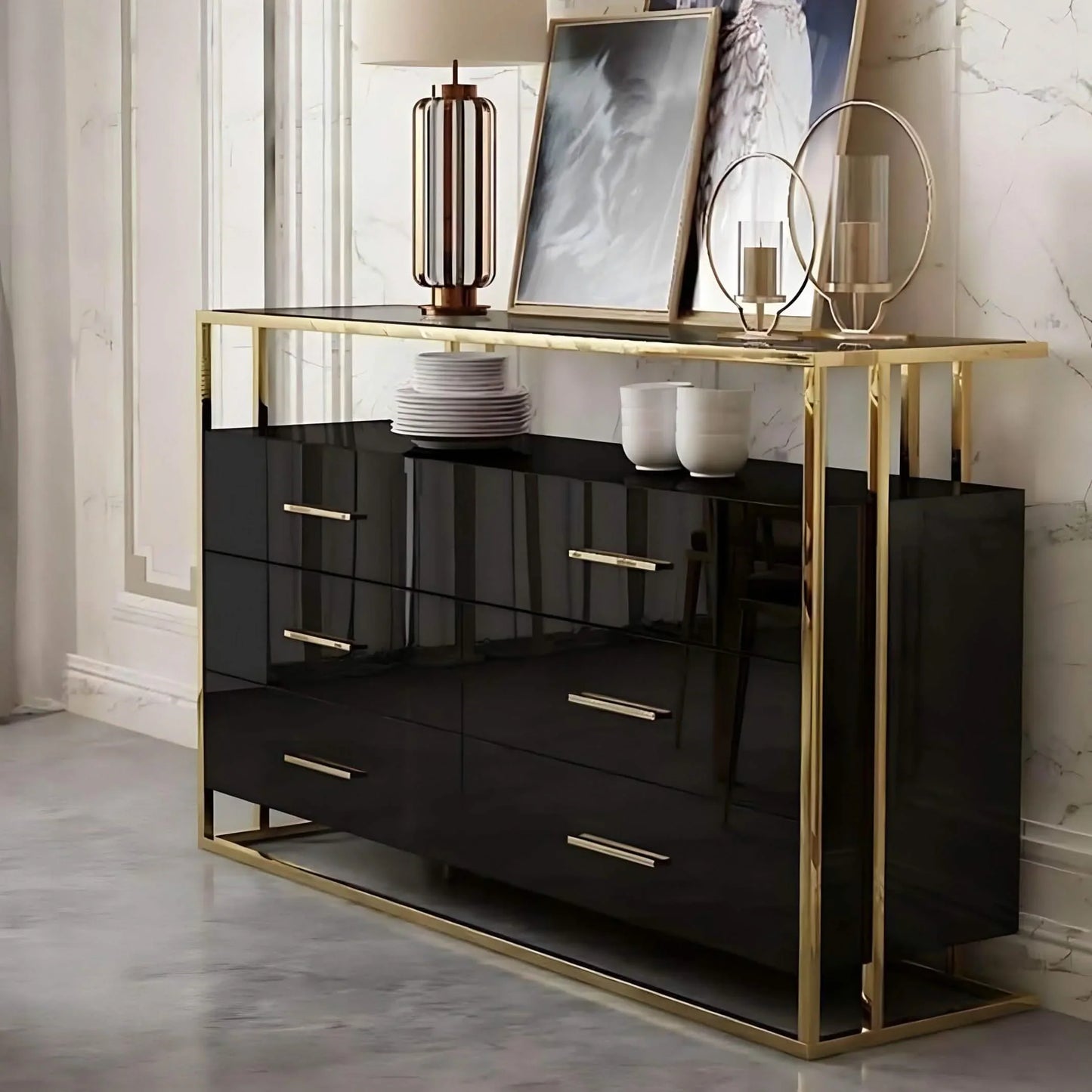 بوفيه اتش بي ال و استانلس 42*180*40 سم - GAN54 Elegant