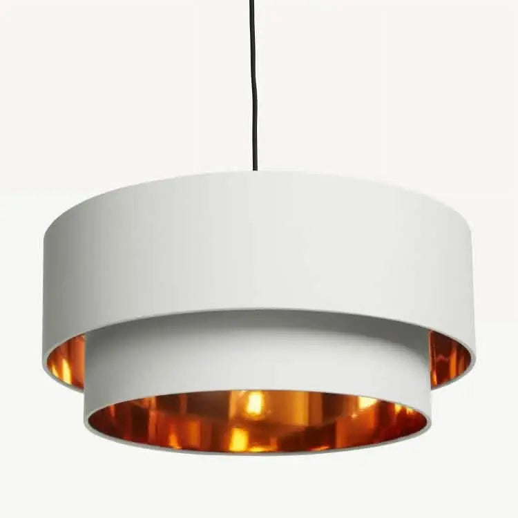 نجفة معدن و قماش، 55*65 سم