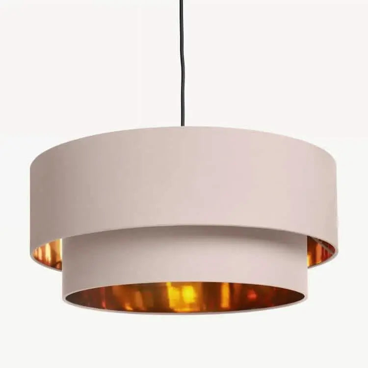 نجفة معدن و قماش، 55*65 سم