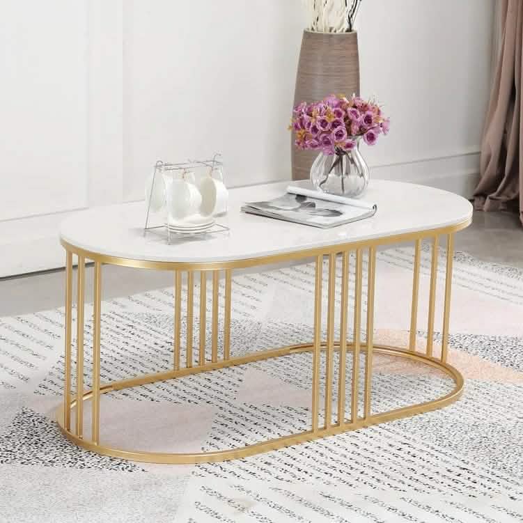 ترابيزة قهوة رخام كرارة 70*40*45 سم  - FAD96 Fouad Store