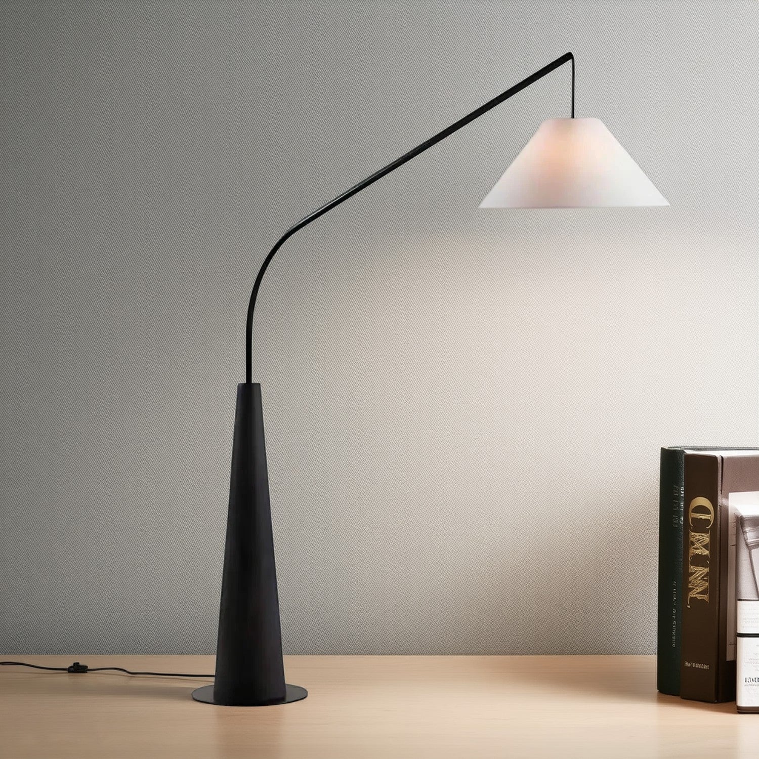 أباجورة ارضية معدن و خشب، 175*215 سم