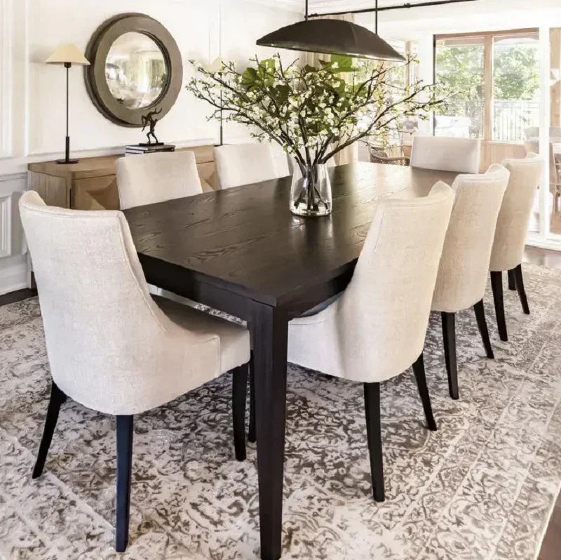 طقم سفرة ام دي اف، 9 قطع