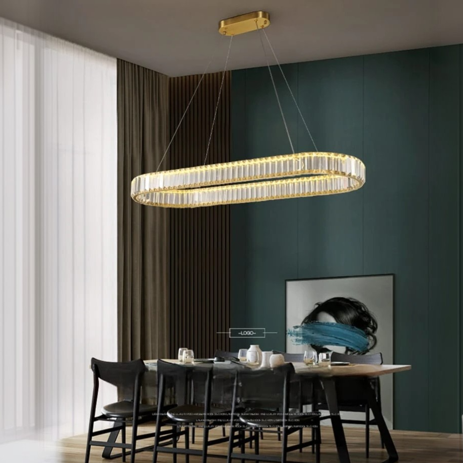 نجفة ستيل، 22*60 سم- ذهبي