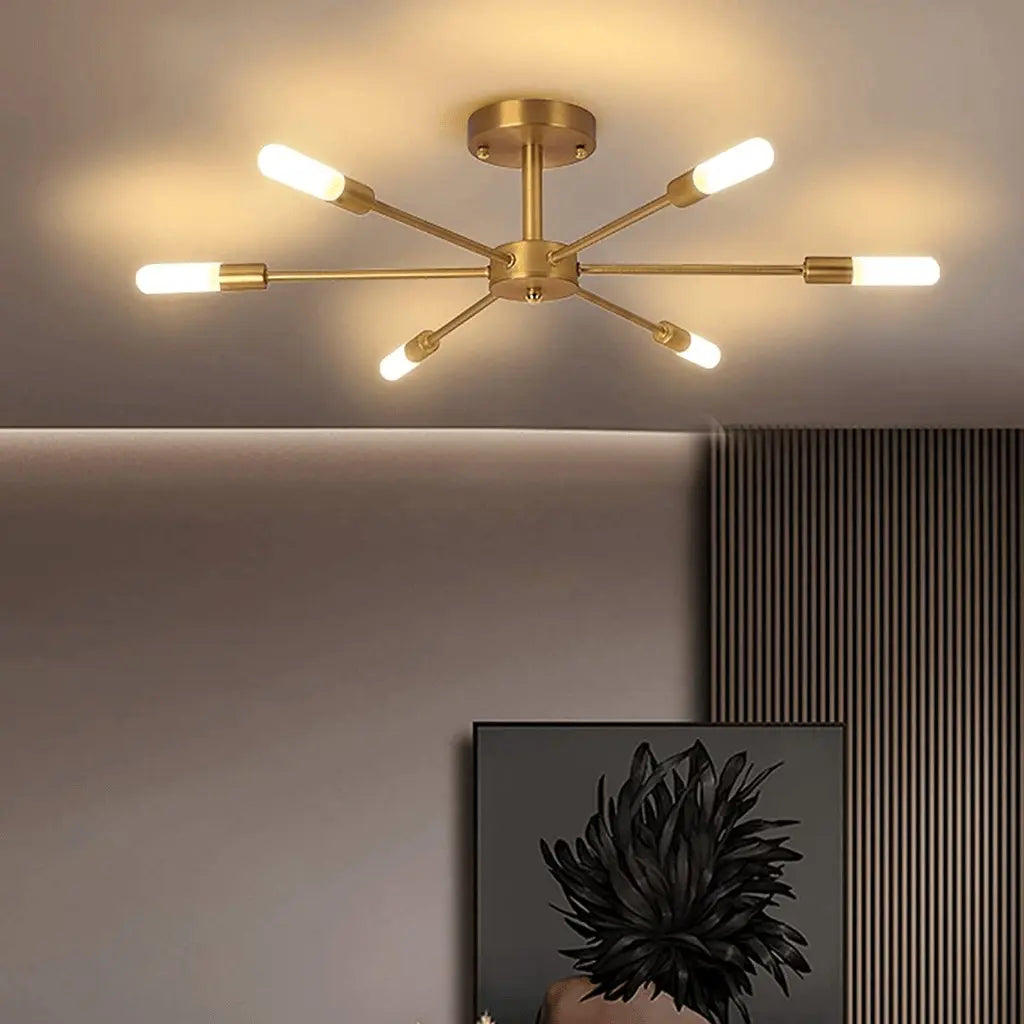 نجفة معدن 6 لمبات 40*80 سم - YLG260 - Homix