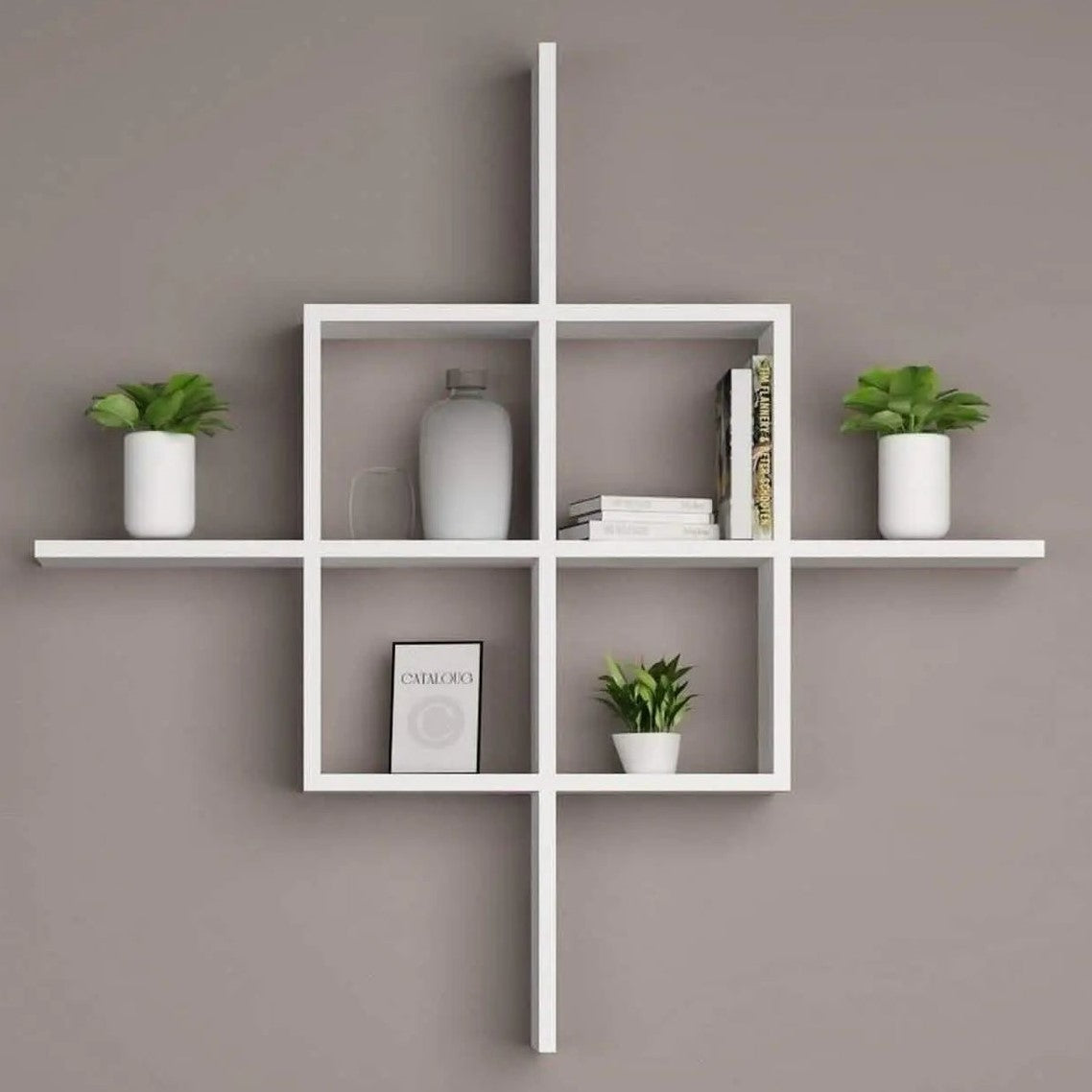 وحدة أرفف ام دي اف، 60*15*60 سم