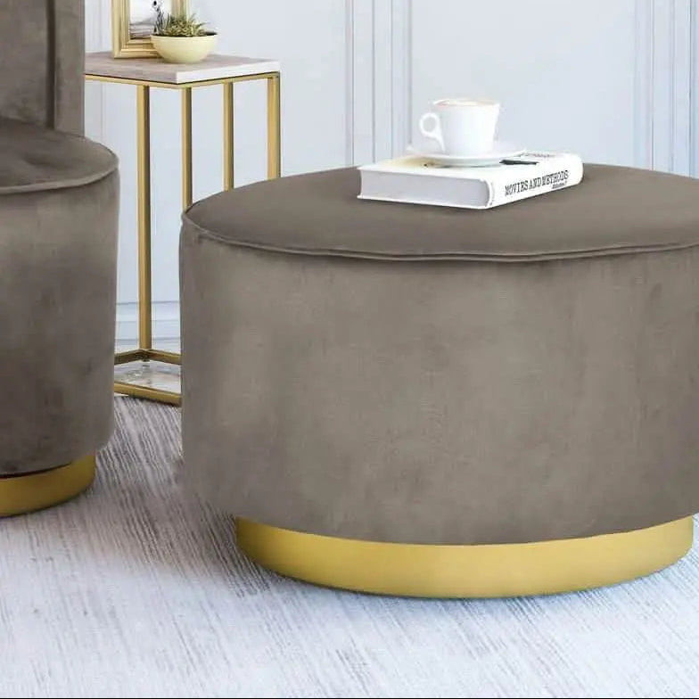 بف خشب كونتر و ستيل، 60*50 سم - بيج