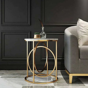 ترابيزة جانبية رخام 50*60 سم - RON62 Royal Iron