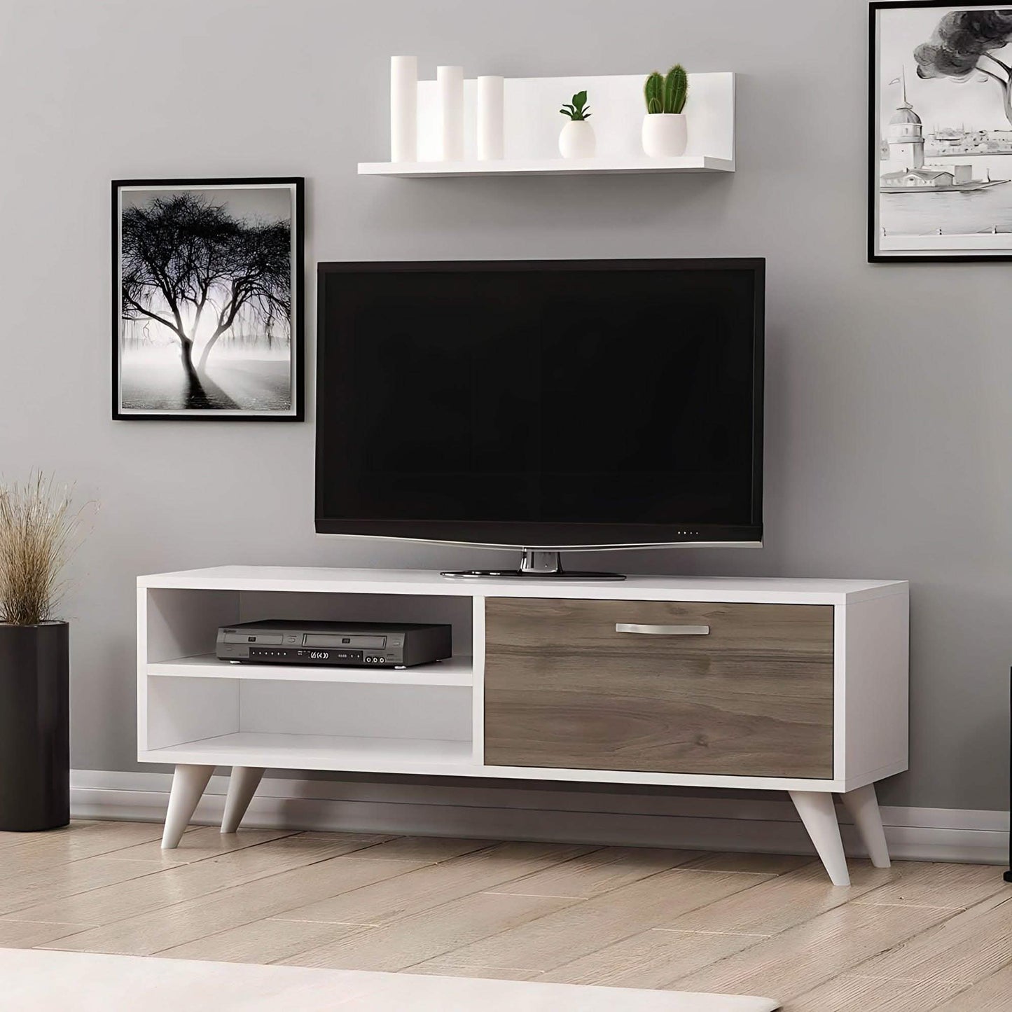 ترابيزة تليفزيون ام دي اف 120*35*45 سم - BAL90 - Homix