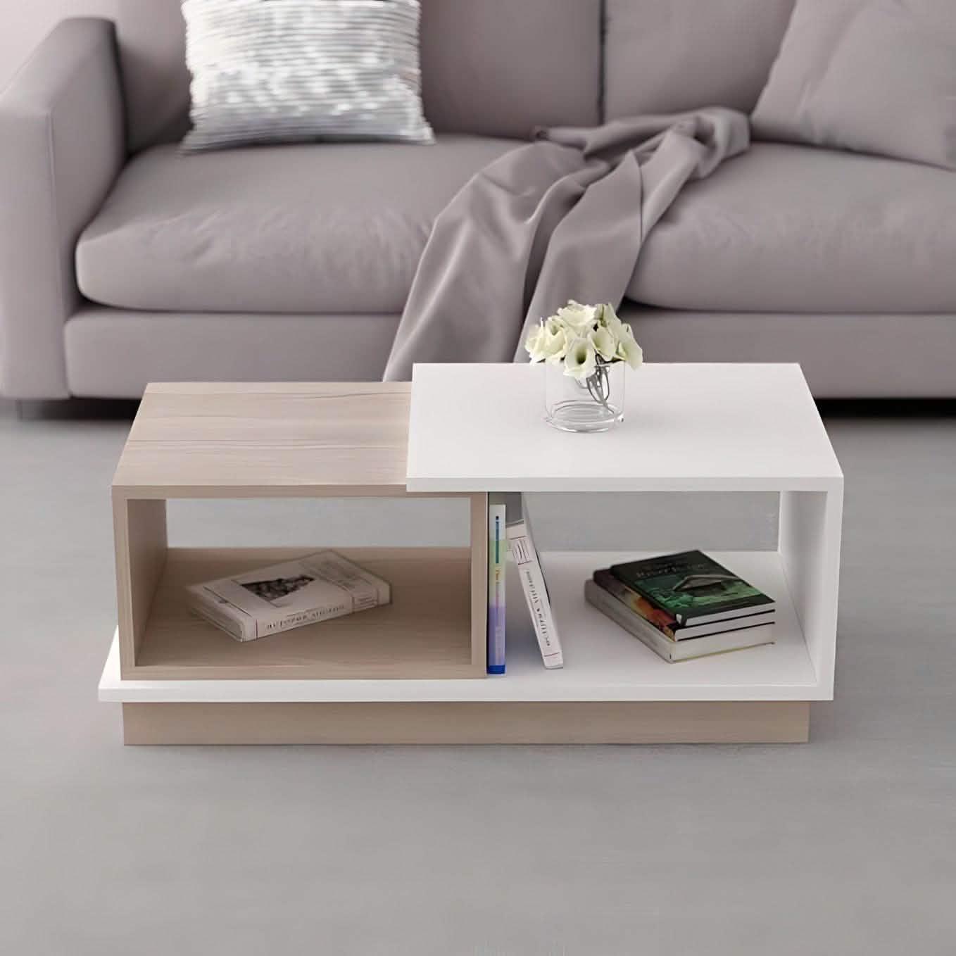 ترابيزة قهوة ام دي اف 80*40*40 سم - BAL82 El Batal Furniture