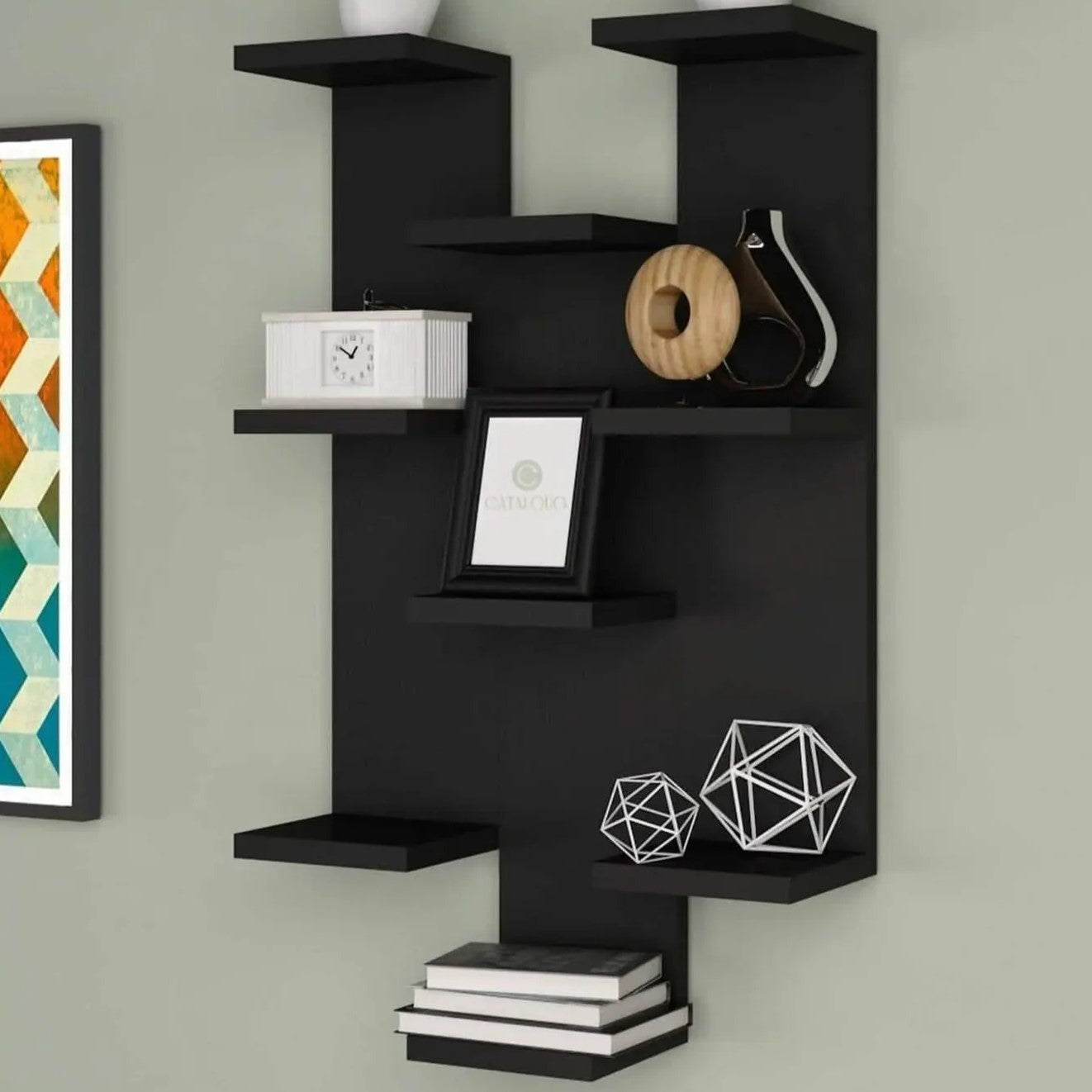 وحدة أرفف ام دي اف، 45*15*60 سم