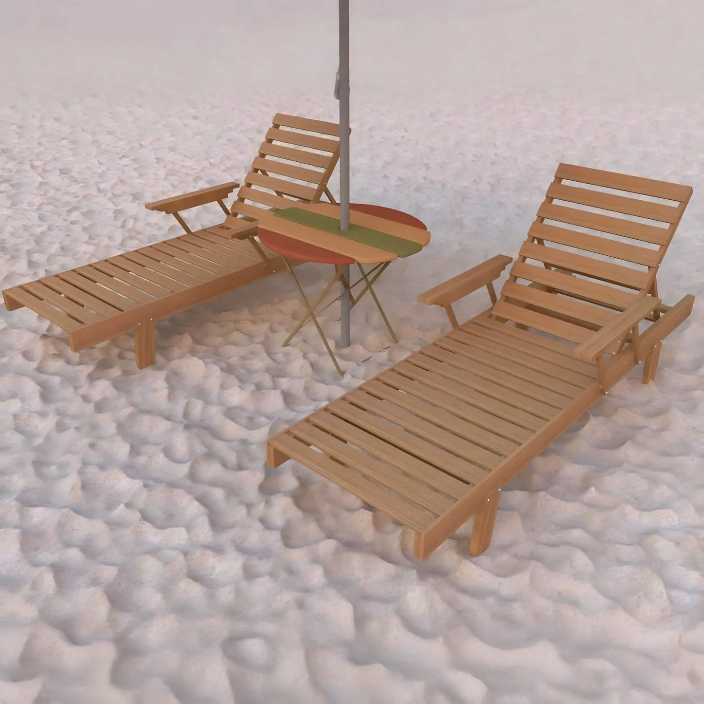 تسوق الأن من هومكس شيزلونج خشب زان أحمر 65*200*35 سم - MAR8 بأفضل سعر وأفضل جودة